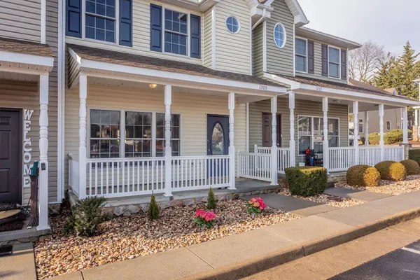 a view of a house with a door