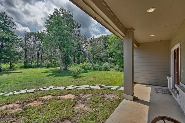 a outdoor space with green space