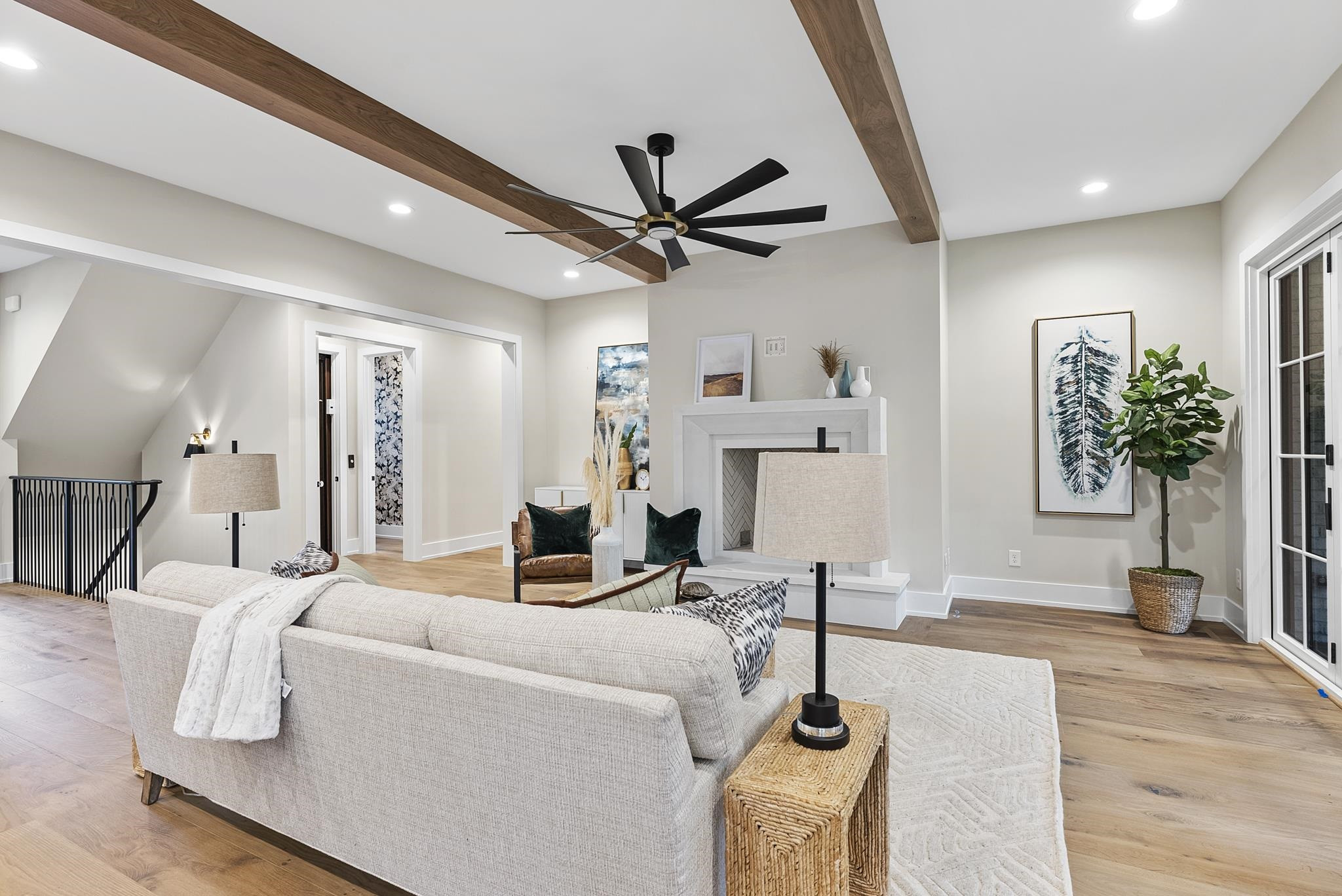 2312 Airline Drive Raleigh, NC 27607 - Photo 18 of 54 a living room with furniture and a large window