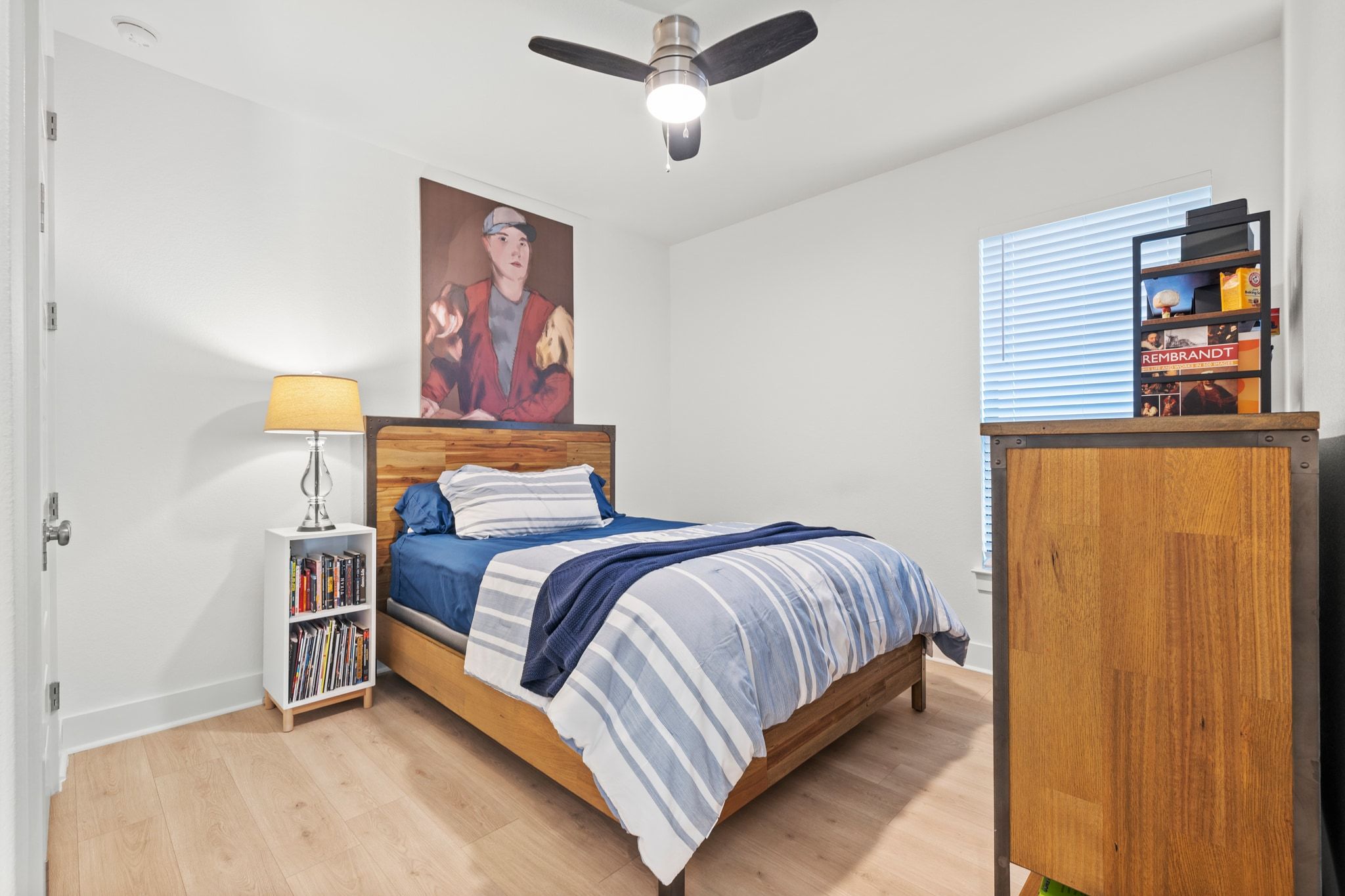 7804 Pace Ravine Drive Lago Vista, TX 78645 - Photo 22 of 34 a bedroom with a bed and window