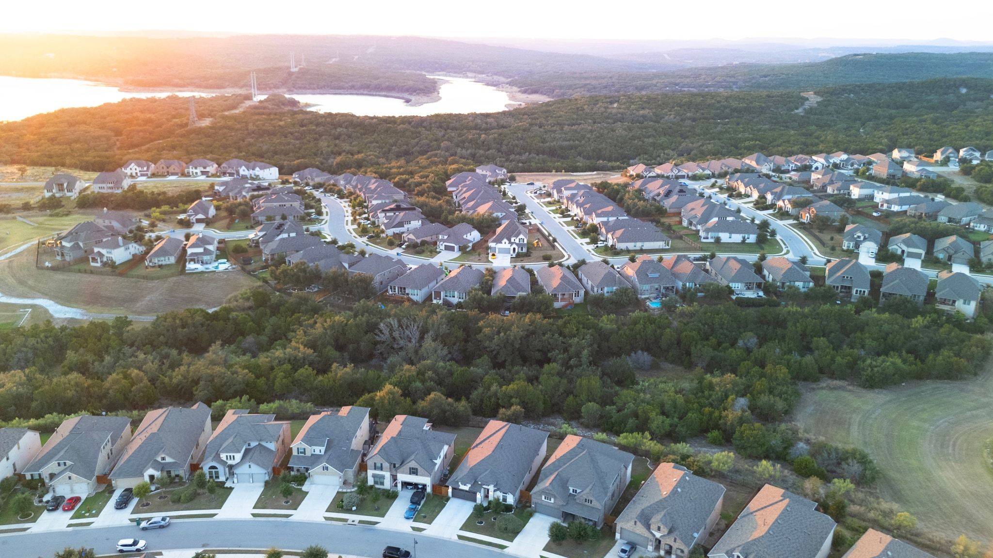 7804 Pace Ravine Drive Lago Vista, TX 78645 - Photo 31 of 34 a view of city and mountain