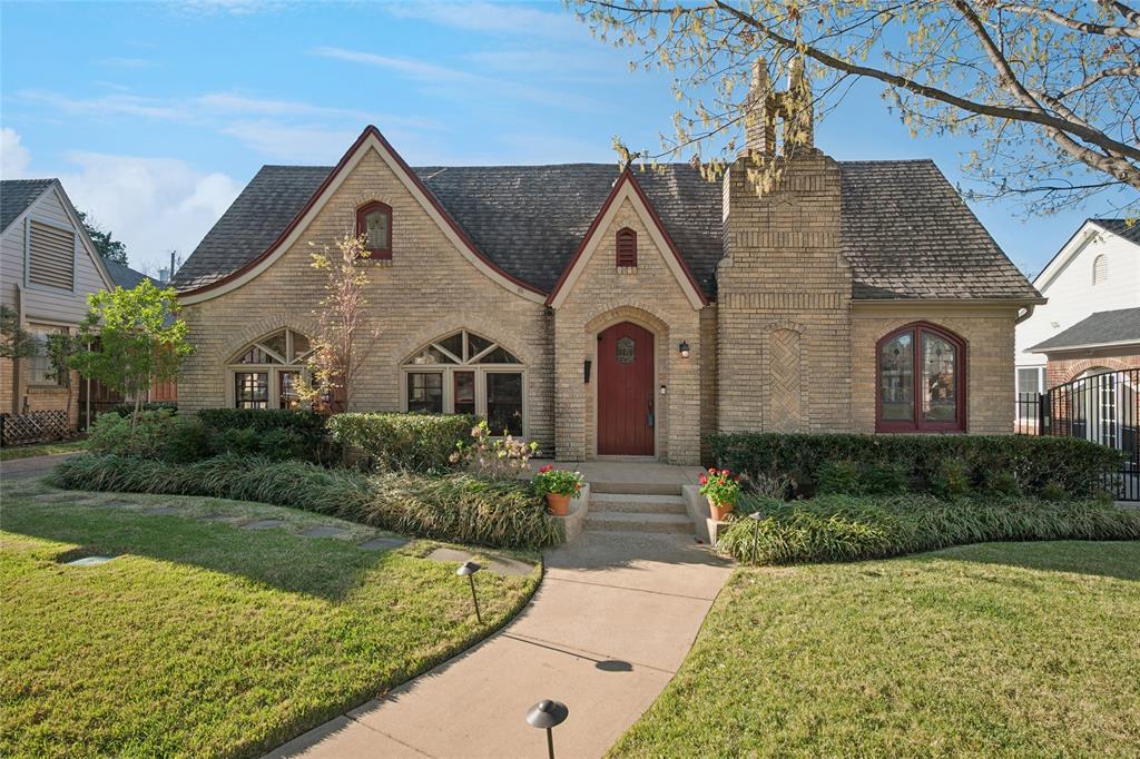 5338 Merrimac Avenue Dallas, TX 75206 - Photo 1 of 1 a front view of a house with garden