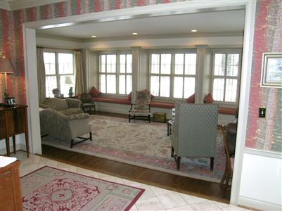 Formal Living Room has wonderful views o