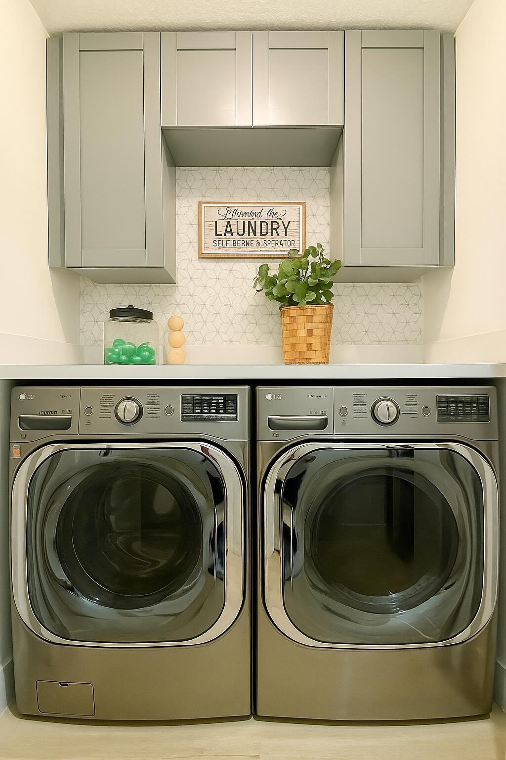 1853 Shower Tree Way Wellington, FL 33414 - Photo 36 of 51 20250903_2107_Stylish Laundry Room_remix