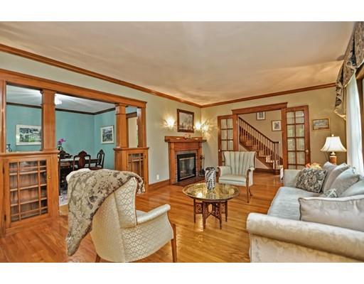 317 North Street Walpole, MA 02081 - Photo 12 of 27 a living room with furniture and a wooden floor