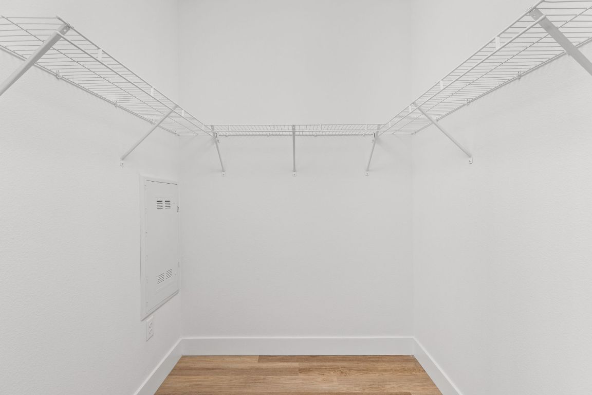 4315 South Congress Avenue, Unit 523 Austin, TX 78745 - Photo 23 of 32 a view of a room with empty racks