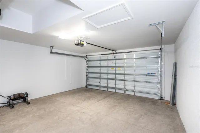 a view of a room with an empty space