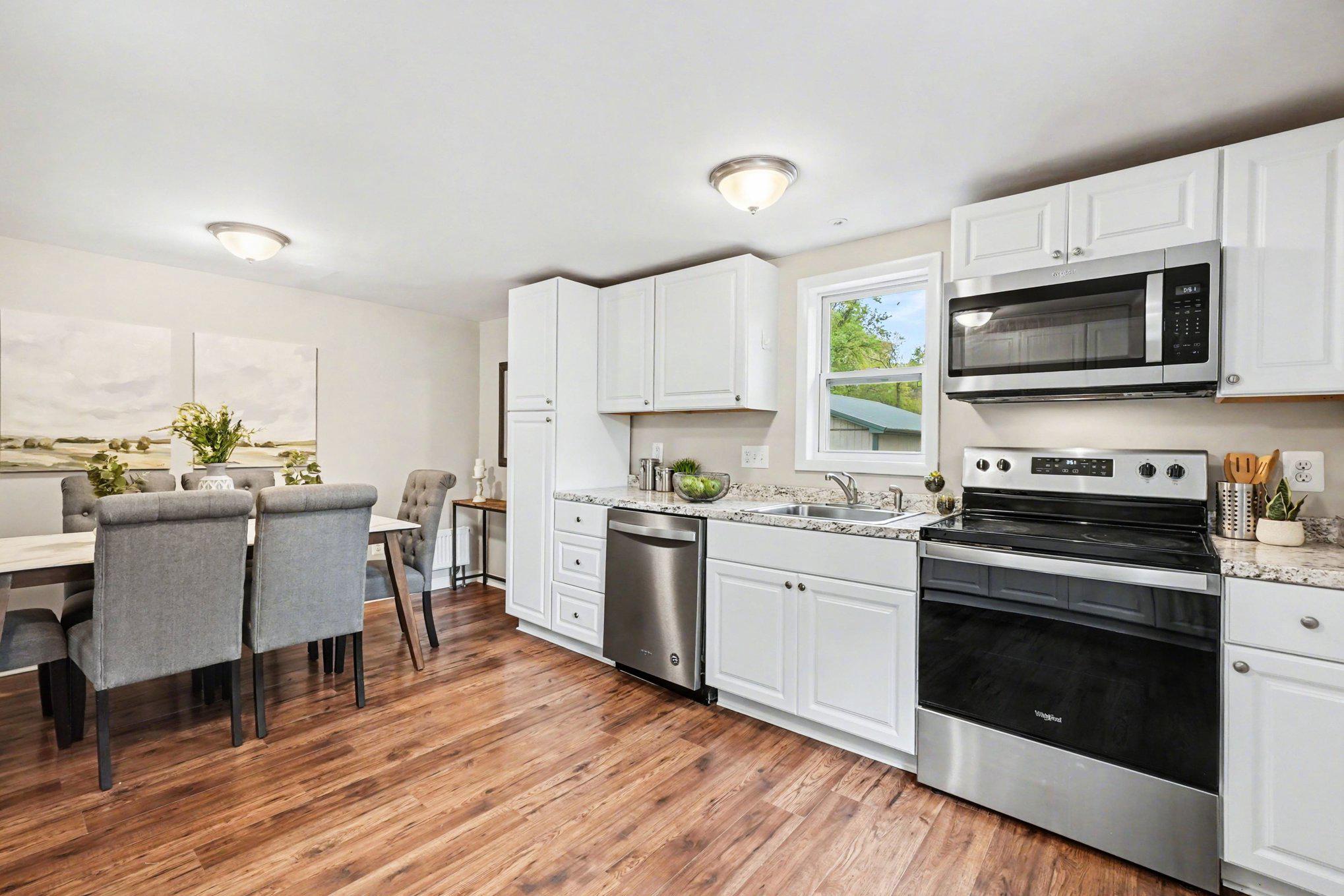 1324 Sharon Acres Road Forest Hill, MD 21050 - Photo 13 of 49 Modern kitchen with warm LVP floors.