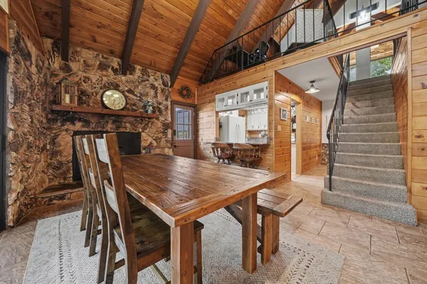 a view of a couch in the patio