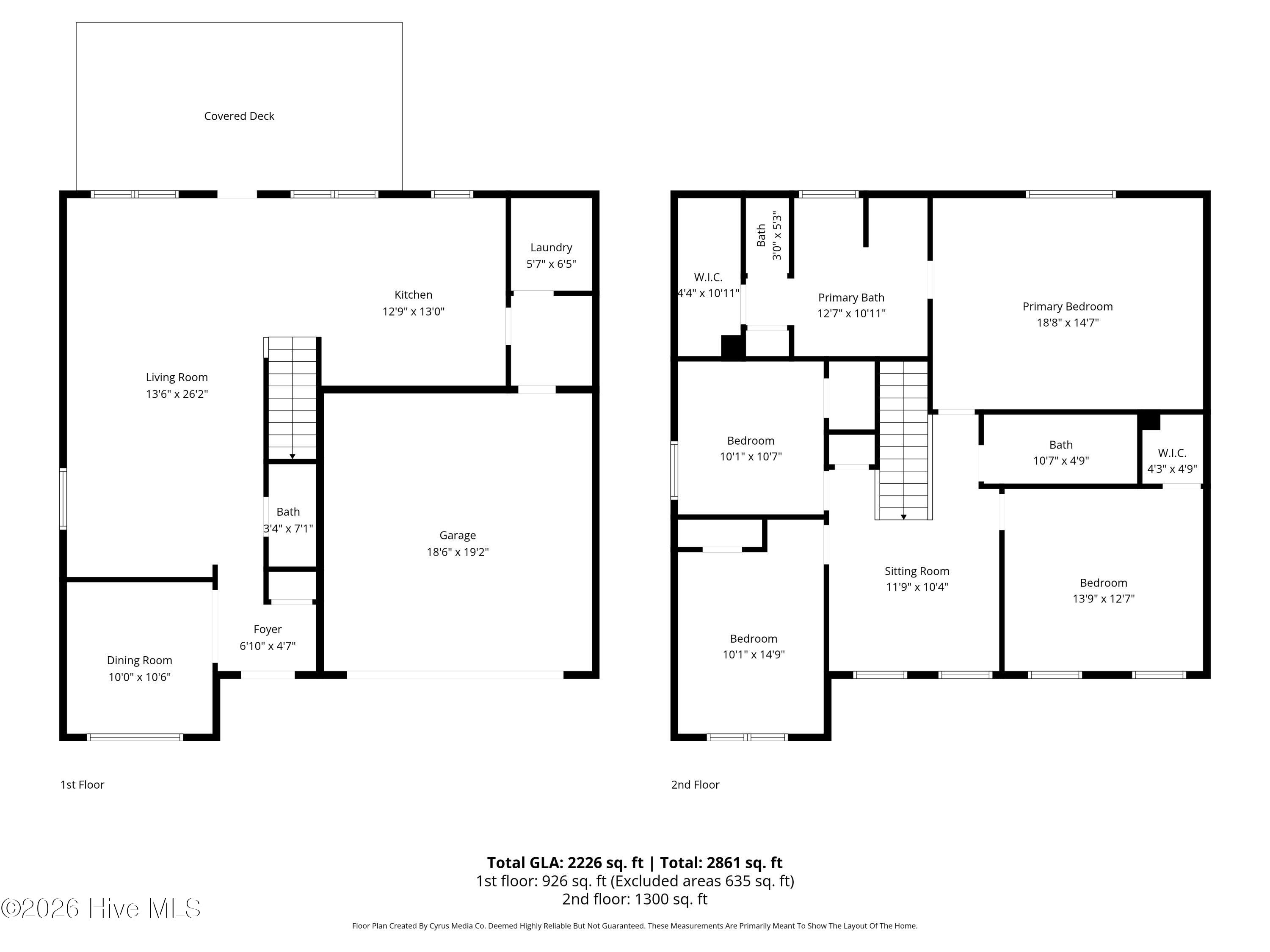 215 Chalet Road Holly Ridge, NC 28445 - Photo 45 of 45 All Floors Schematic Floor Plan