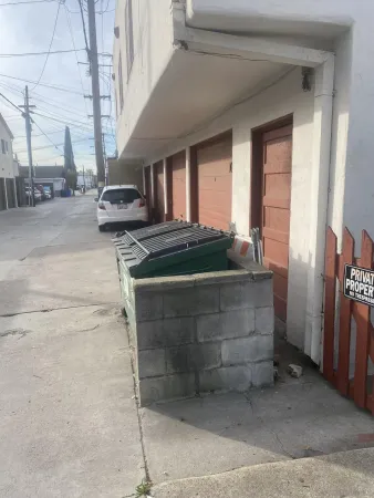 a car parked in front of a house