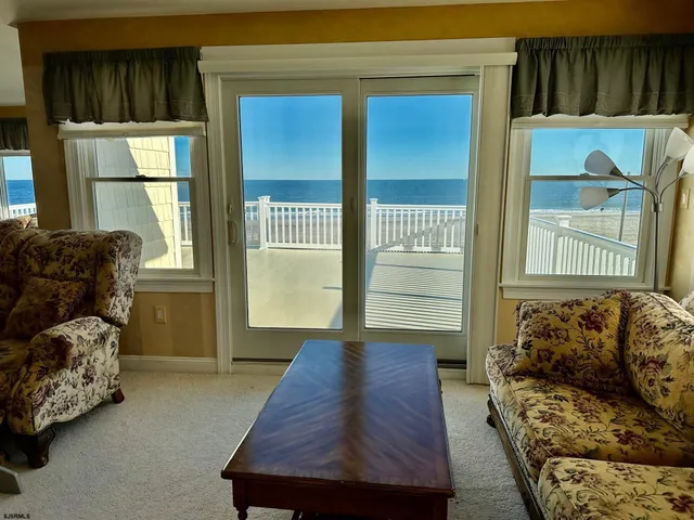 a view of an ocean beach