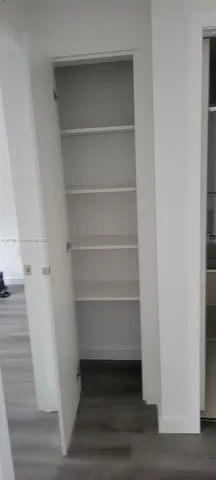 a view of a room with shelf