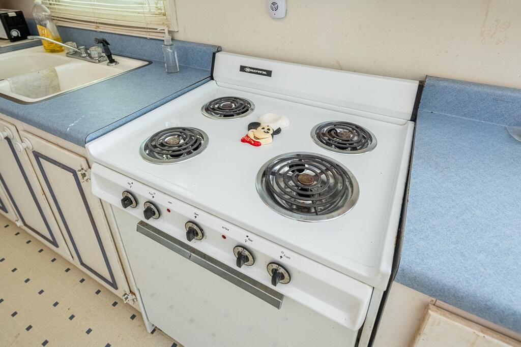 14 Riverview Avenue Buffalo Junction, VA 24529 - Photo 24 of 53 a kitchen with a stove and white cabinet