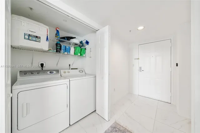 a view of a yard with a palm trees