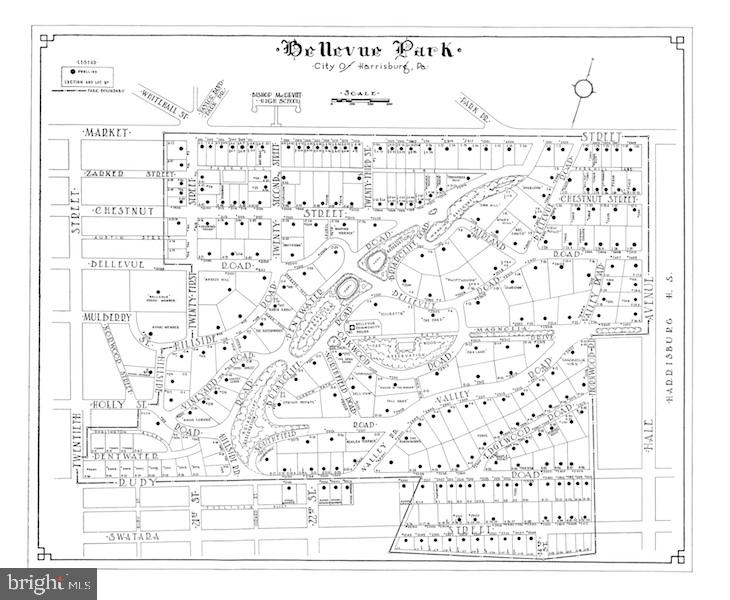2307 Rudy Road Harrisburg, PA 17104 - Photo 4 of 24 Historic Bellevue Park Map