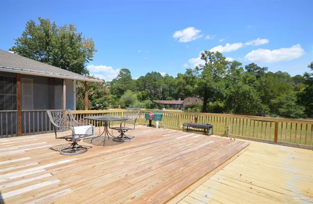 a view of a terrace with chairs