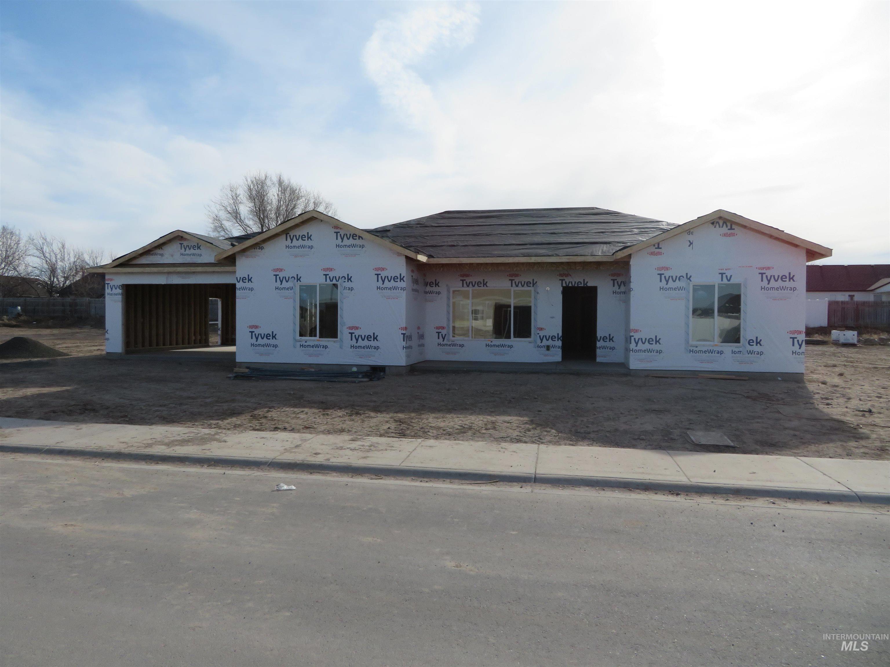 View of property in mid-construction