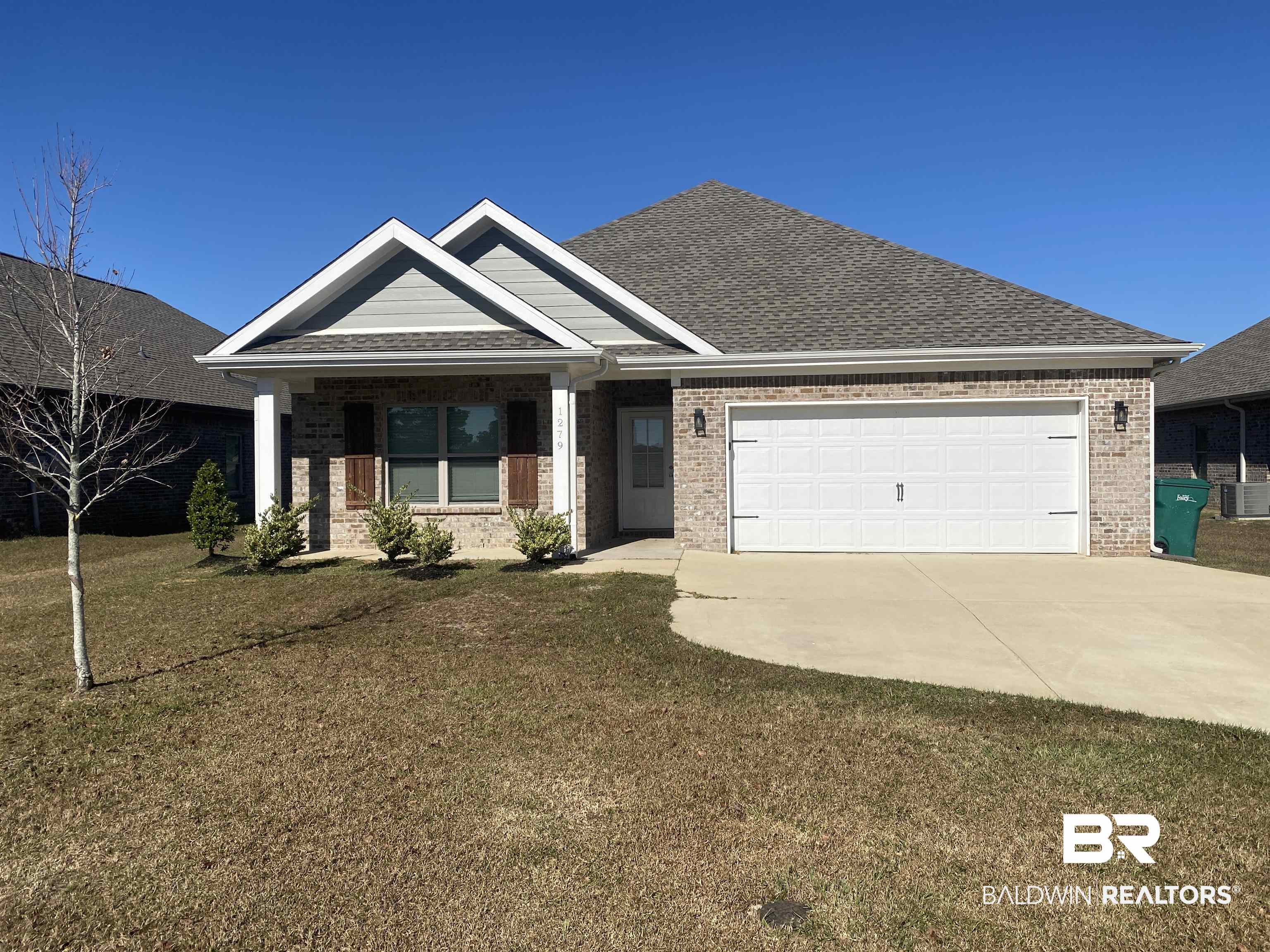 1279 Cater Lee Way Foley, AL 36535 - Photo 1 of 12 Craftsman inspired home with a front lawn and a garage