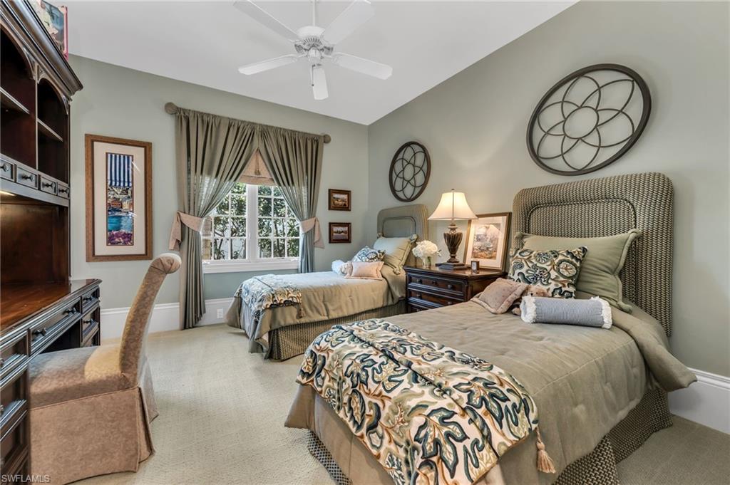 1705 Venezia Way Naples, FL 34105 - Photo 28 of 50 he 2nd Ensuite Guest Bedroom is plenty big for an in-home office.