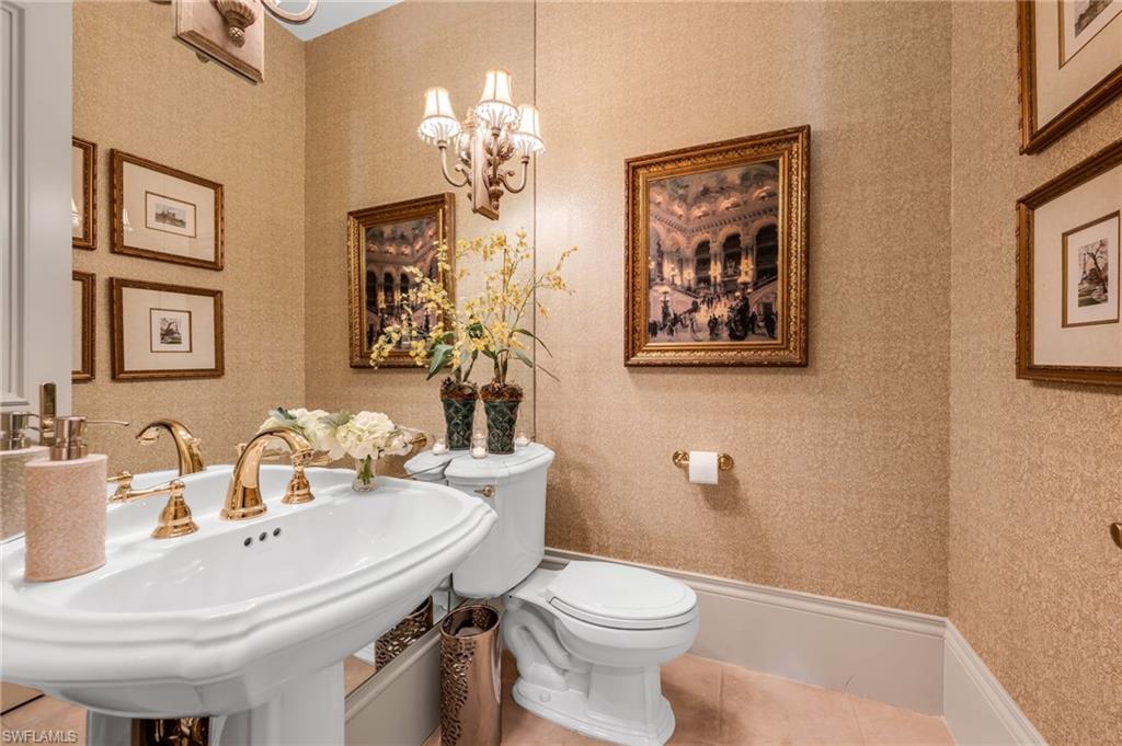 1705 Venezia Way Naples, FL 34105 - Photo 33 of 50 Guest Powder Bath