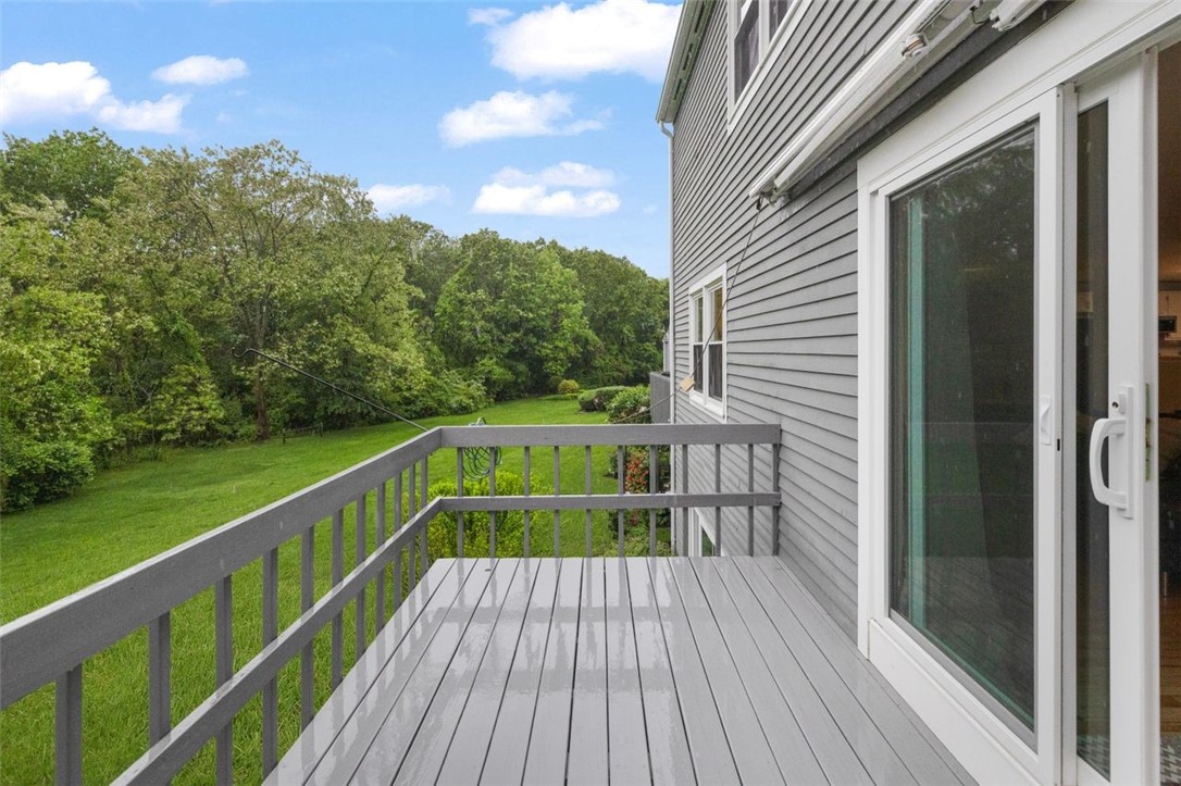 5390 Post Road, Unit 9 East Greenwich, RI 02818 - Photo 42 of 50 Back deck from 1st Fl