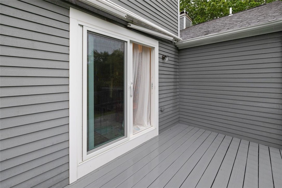 5390 Post Road, Unit 9 East Greenwich, RI 02818 - Photo 43 of 50 Back deck from 1st Fl