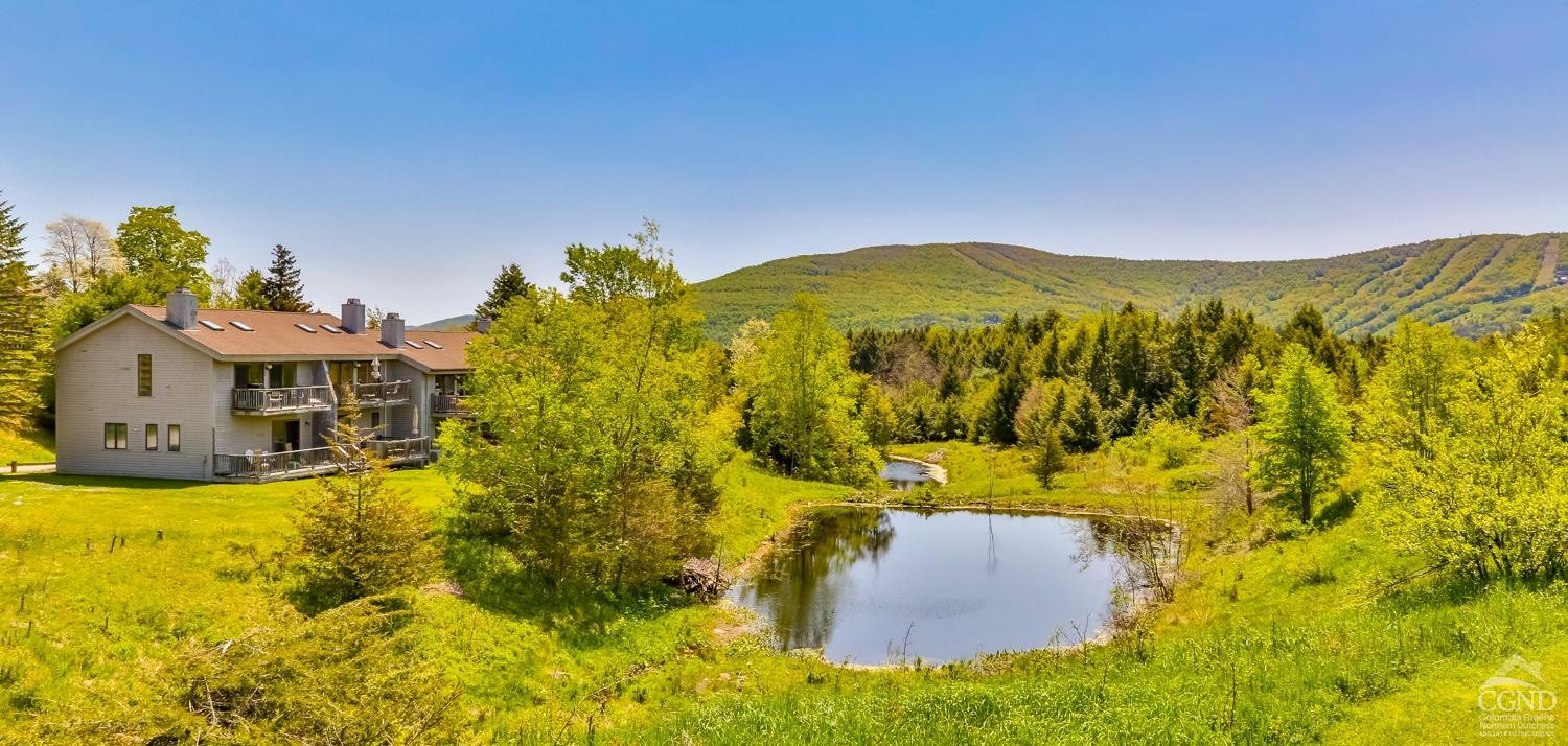 28-1 Loo Bridge Lane, Unit 22A Windham, NY 12496 - Photo 34 of 35 a view of a swimming pool with a house in the background