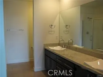 a view of an empty room and a window