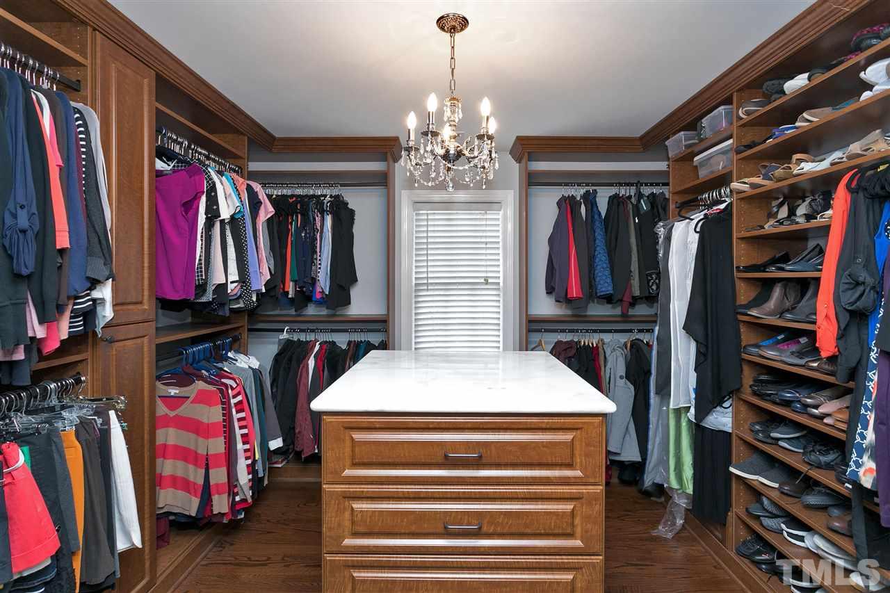 7102 Spring Ridge Road Cary, NC 27518 - Photo 14 of 25 BE READY TO BE WOWED! THESE CUSTOM CLOSETS ARE ABSOLUTELY INCREDIBLE! HIS & HERS!
