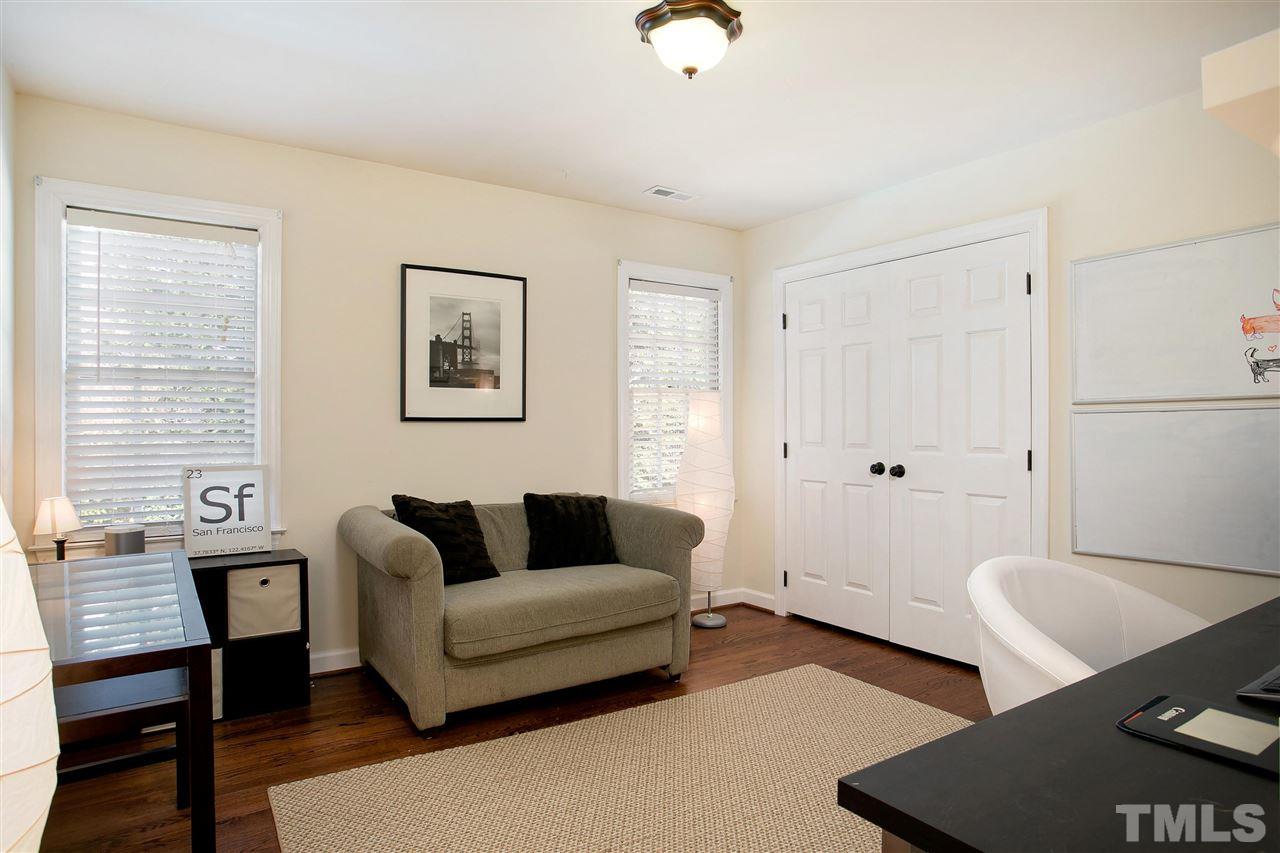 7102 Spring Ridge Road Cary, NC 27518 - Photo 18 of 25 ANOTHER SECONDARY BEDROOM ON 2ND FLOOR CURRENTLY USED AS OFFICE!