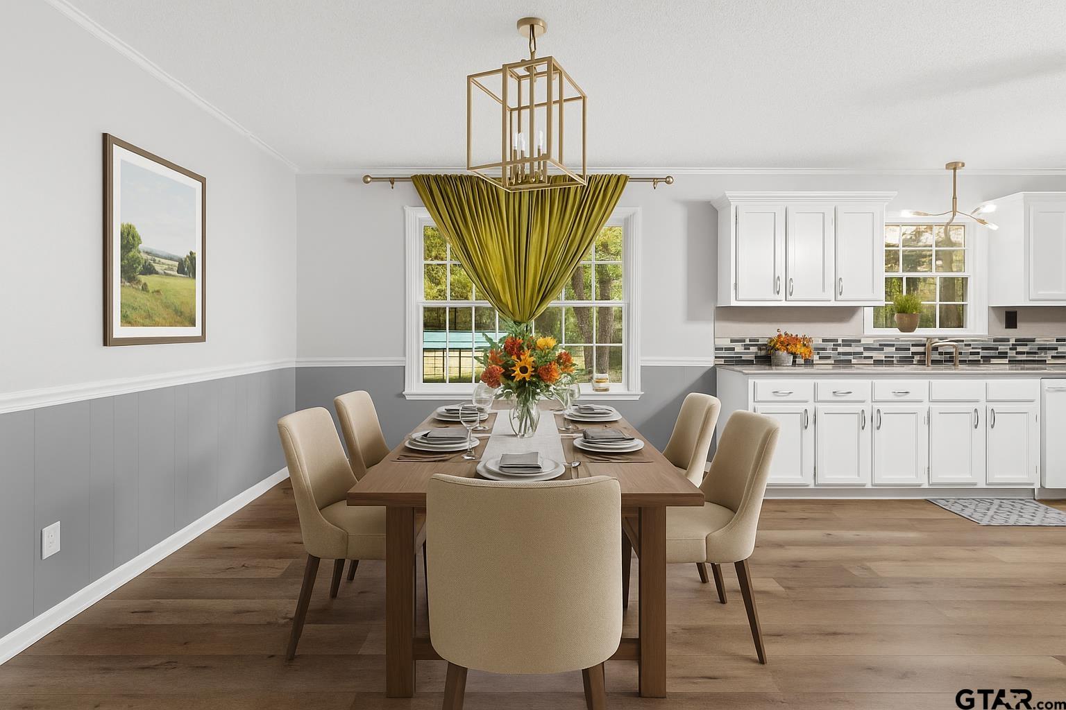 109 King Lyle Road Scroggins, TX 75480 - Photo 11 of 46 a view of a dining room with furniture window and outside view