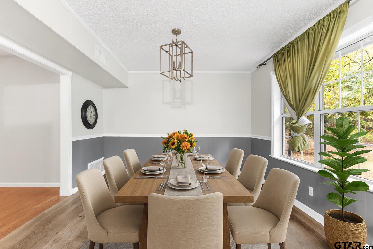 109 King Lyle Road Scroggins, TX 75480 - Photo 12 of 46 a view of a dining room with furniture window and outside view