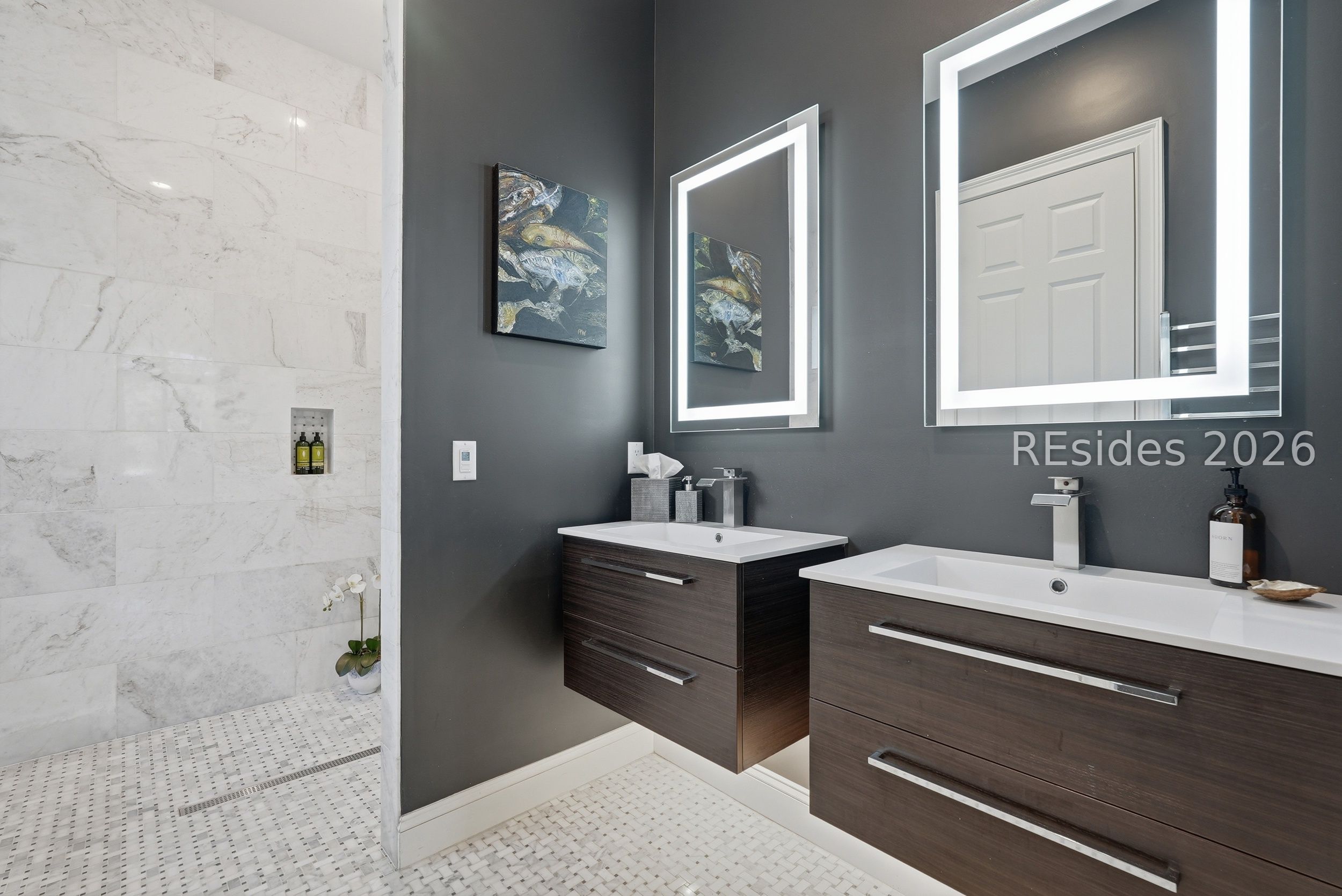 71 Tucker Ridge Court Hilton Head Island, SC 29926 - Photo 19 of 49 Heated marble floor in primary en-suite