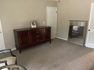 a view of a livingroom with furniture