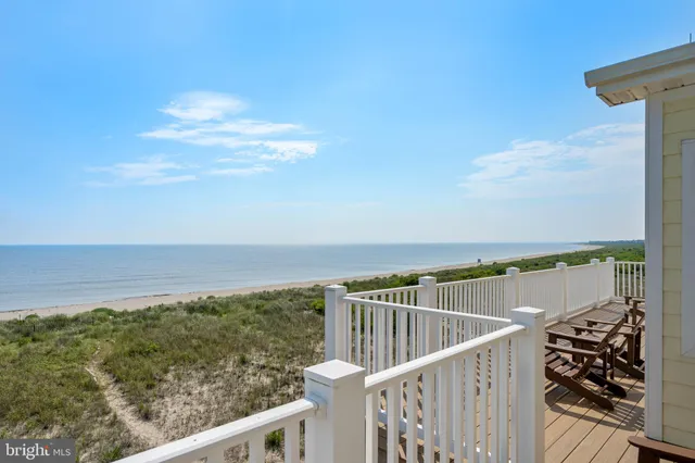 a view of a balcony with an outdoor space