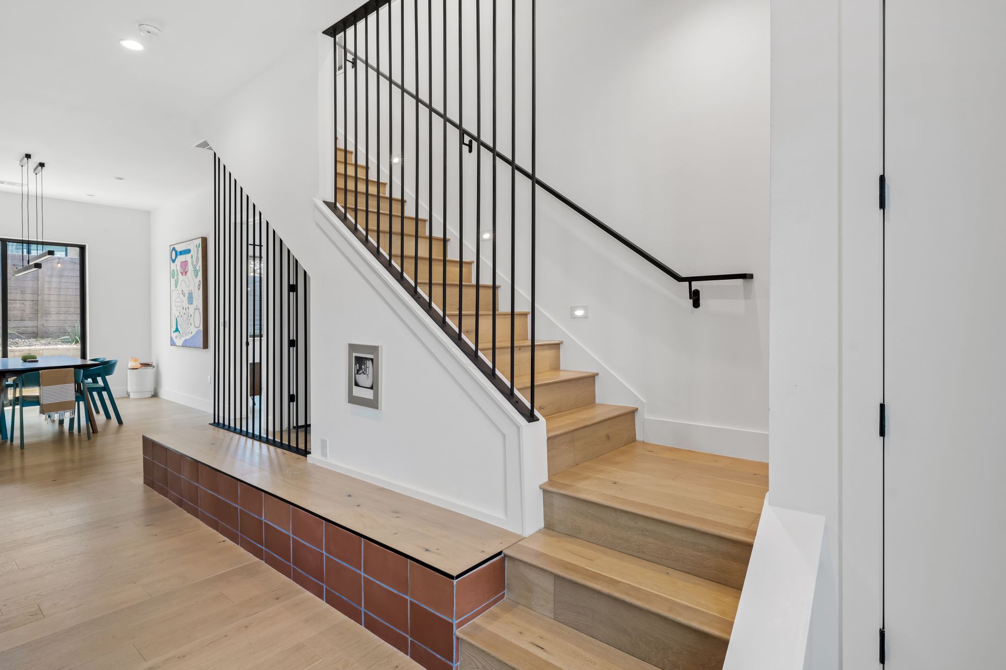 1301 Deloney Street Austin, TX 78721 - Photo 17 of 37 a view of entryway and hall with wooden floor