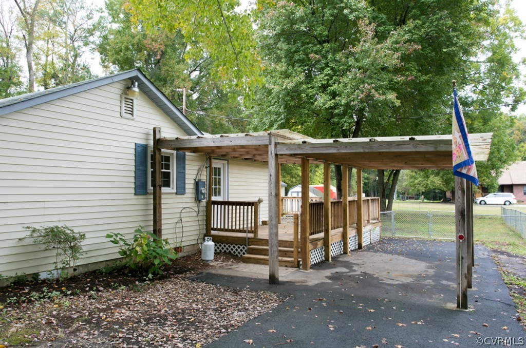 12400 Beach Road Chesterfield, VA 23832 - Photo 3 of 23 a view of a house with a yard and furniture