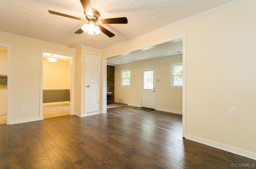 12400 Beach Road Chesterfield, VA 23832 - Photo 9 of 23 a view of an empty room with wooden floor