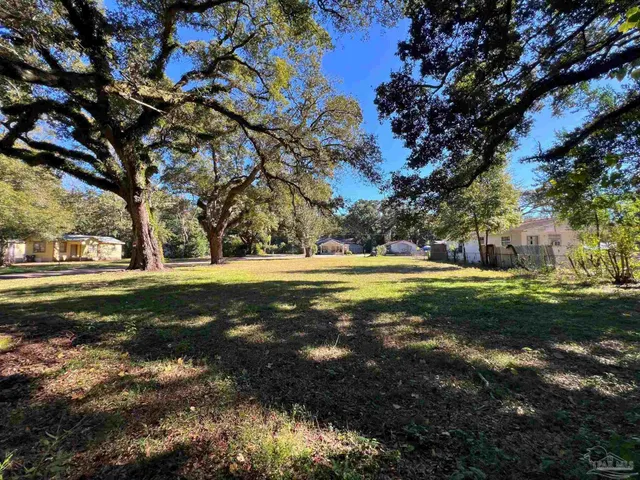 a view of yard with green space