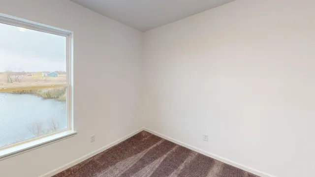 a small space with a window