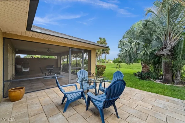 a view of a lake with houses