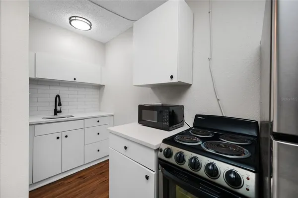 a room with a washer and dryer