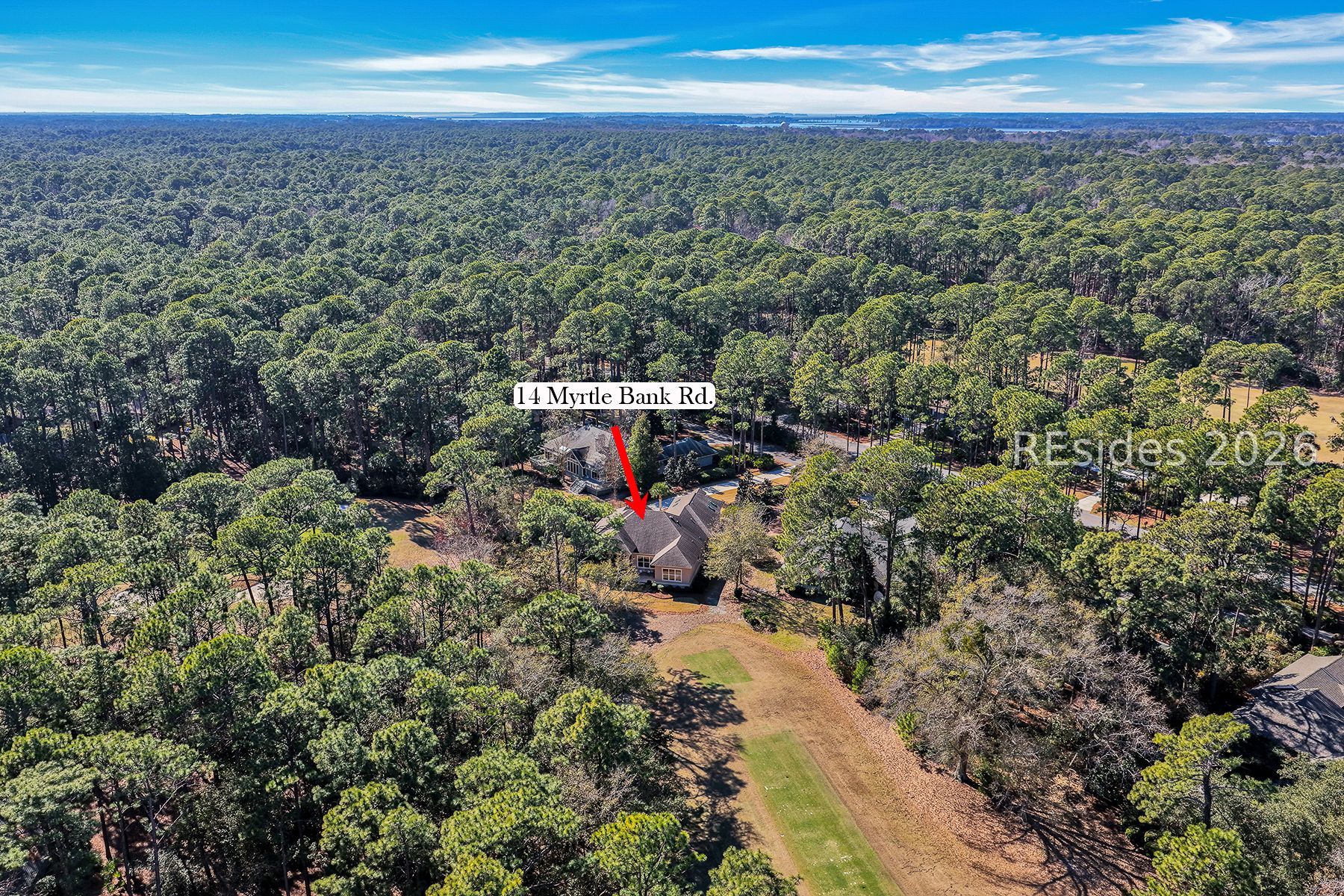 14 Myrtle Bank Road Hilton Head Island, SC 29926 - Photo 46 of 60 Drone