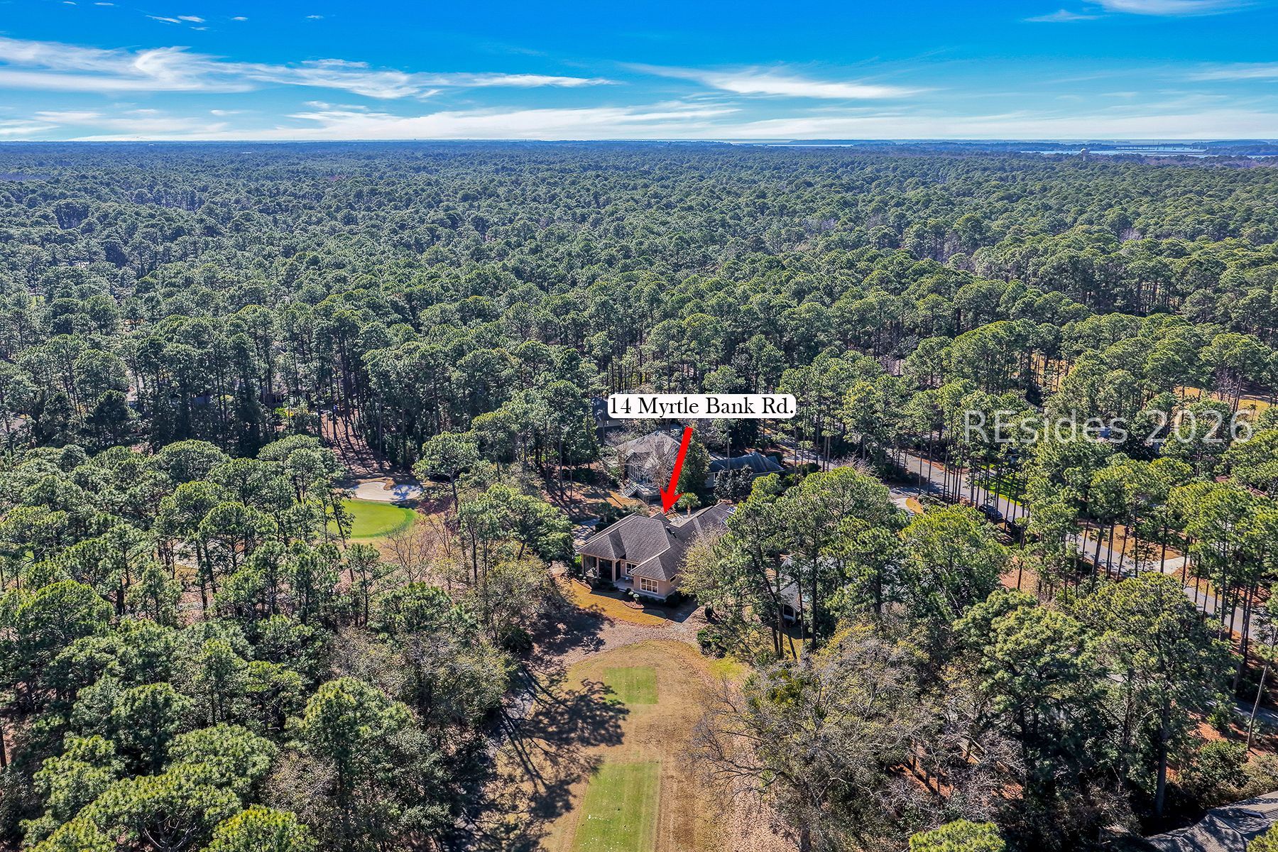 14 Myrtle Bank Road Hilton Head Island, SC 29926 - Photo 47 of 60 Drone