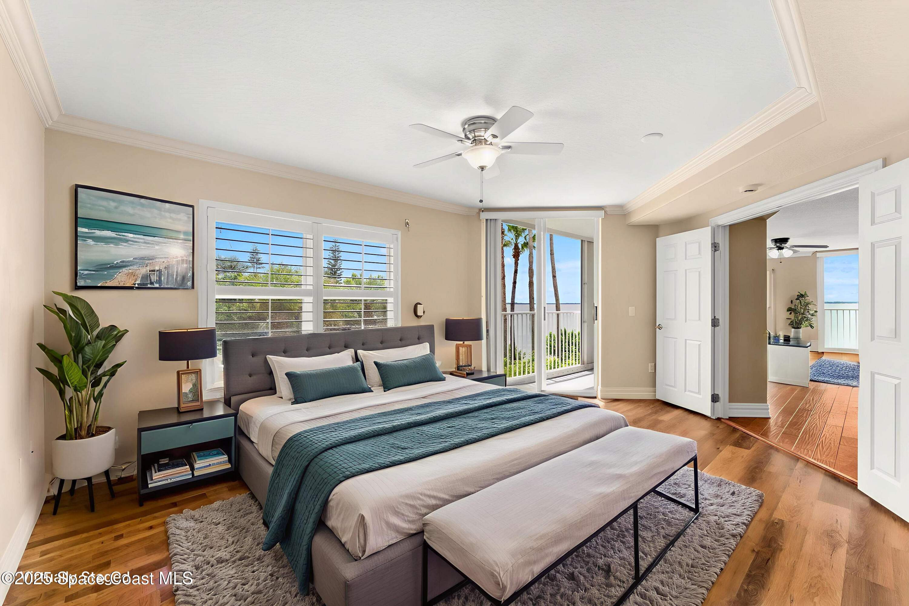 Primary Suite Virtually Staged