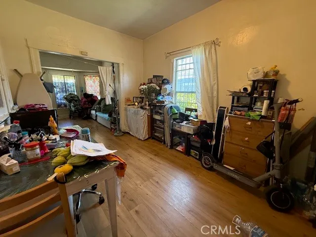 a view of a workspace with furniture and a livingroom