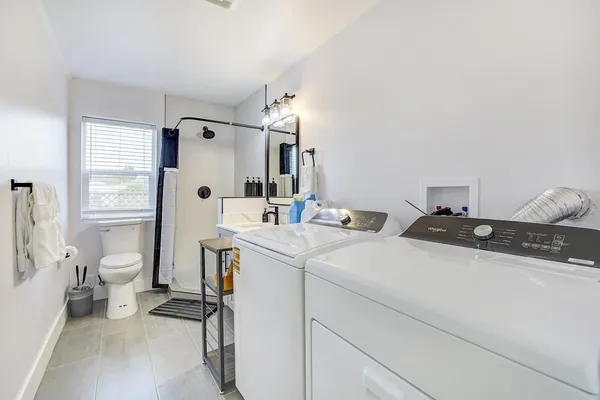 a view of washer and dryer