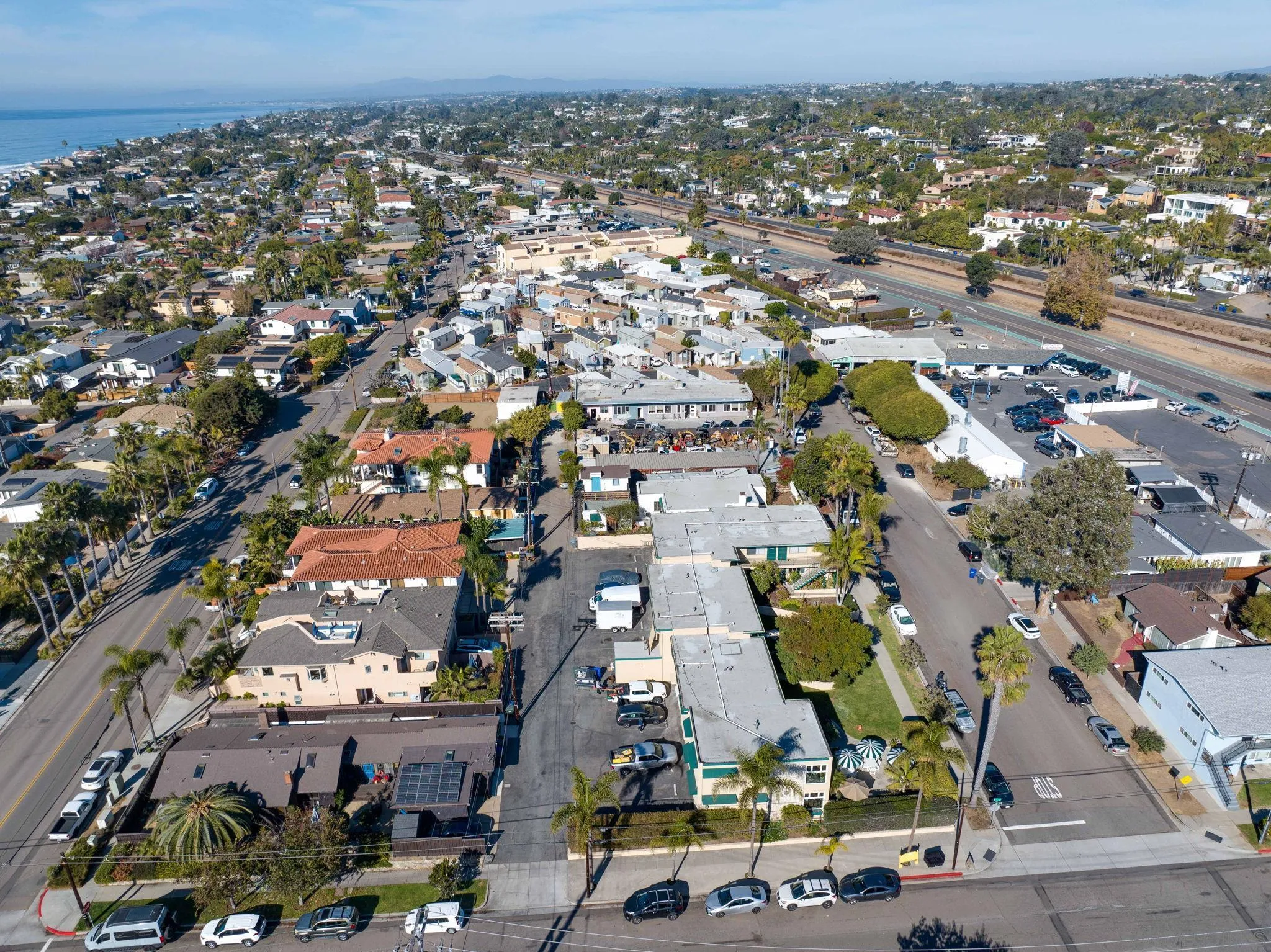210 A Street, Unit 2 Encinitas, CA 92024 - Photo 20 of 44 an aerial view of a city