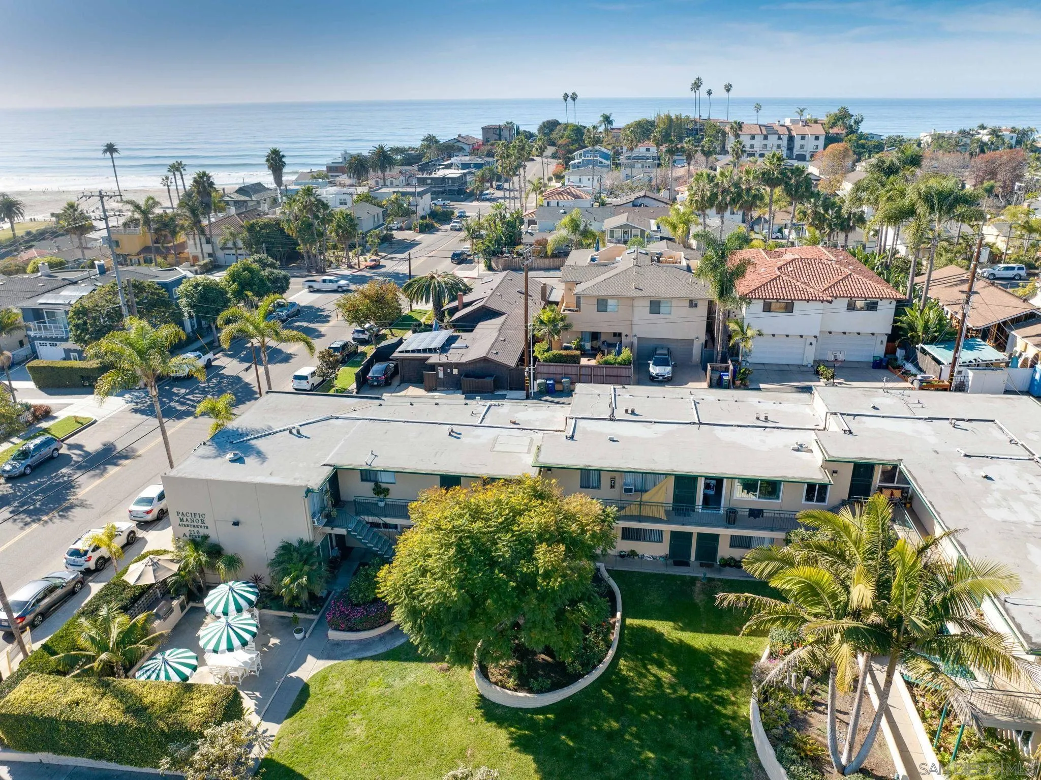210 A Street, Unit 2 Encinitas, CA 92024 - Photo 39 of 44 an aerial view of multiple house